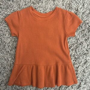 Burnt orange Cat & Jack top. Size 5t. Worn once